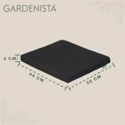 Gardenista Stoelkussen - Waterbestendige Tuinkussens Voor Binnen En Buiten - Zitkussen Met Lint - Kussens Voor Tuinstoel -Tuin En Buiten 1200x1198 5