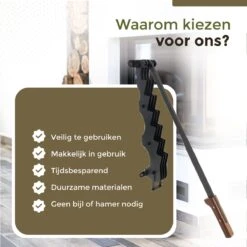 Flowkey® Houtklover XL - Houtsplijter Bijl - Houtkliever Kloofwig Gietijzer - Voor Hout & Aanmaakhout - Inclusief Gratis Bevestigingsset -Tuin En Buiten 1200x1199 14