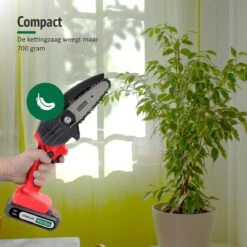 Mardin Mini Kettingzaag - Snoeizaag - Kettingzaag - Kettingzaag Electrisch Met 2 Accu - Inclusief Koffer - 1 Extra Accu - Rood -Tuin En Buiten 1200x1199 8