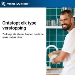 Techweise - Rioolslang Voor Kärcher K2 T/m K7 - 15M - Met Voorwaartse Hogedruksproeiers -Tuin En Buiten 1200x1200 1010