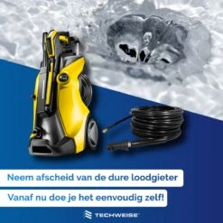Techweise - Rioolslang Voor Kärcher K2 T/m K7 - 15M - Met Voorwaartse Hogedruksproeiers -Tuin En Buiten 1200x1200 1015
