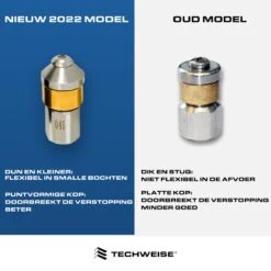 Techweise - Rioolslang Voor O.a. Kärcher - 15M - Met Roterende En Voorwaartse Kop -Tuin En Buiten 1200x1200 1041