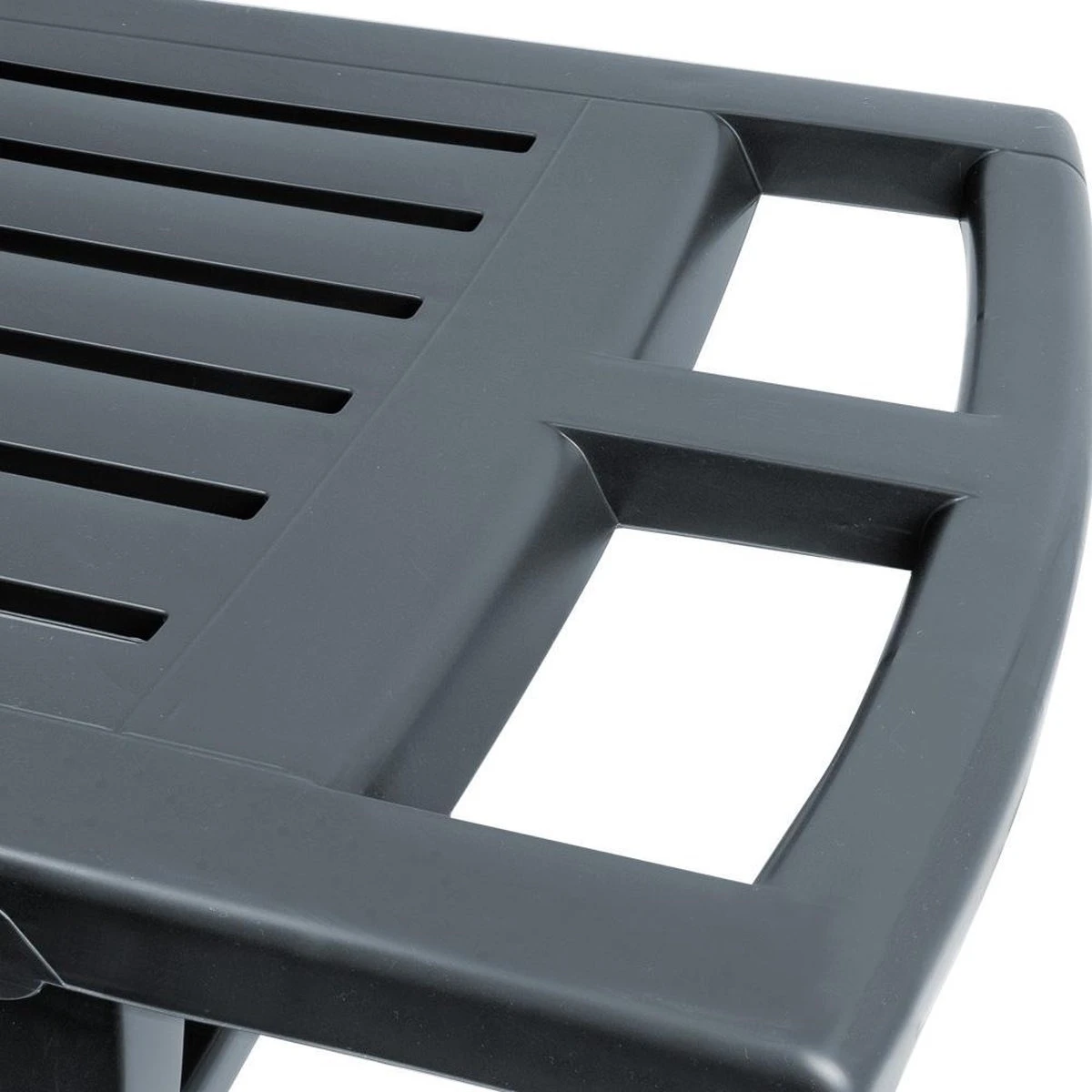 Casaria Ligstoel Zircone – Verstelbaar/Wielen Tot 120 Kg – Antraciet 4 Casaria Ligstoel Zircone – Verstelbaar/Wielen Tot 120 Kg – Antraciet - Afbeelding 4