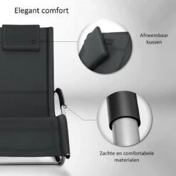 Sens Design Zonnebed - Ligbed - Weerbestendig - Antraciet -Tuin En Buiten 1200x1200 1146