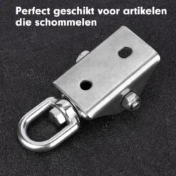 Luxe Ophangsysteem - 180° Schommelen, 360° Roteerbaar - Plafondhaak - Ophanghaak - Hangstoel Buiten - Hangstoel Binnen – Schommelstoel - Schommel - Bokszakken - RVS - Nederlandse Handleiding - 18 Luxe Ophangsysteem - 180° Schommelen, 360° Roteerbaar - Plafondhaak - Ophanghaak - Hangstoel Buiten - Hangstoel Binnen – Schommelstoel - Schommel - Bokszakken - RVS - Nederlandse Handleiding - -Tuin En Buiten 1200x1200 1154