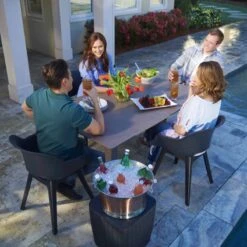 Allibert Akola Tuinstoelen - 2 Stuks -56,5x55x80cm - Donkergrijs -Tuin En Buiten 1200x1200 1233