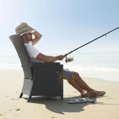 Allibert Vermont Verstelbare Tuinstoel - 64x68x107cm - Grafiet -Tuin En Buiten 1200x1200 1241