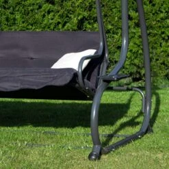 Springos Schommelbank | Linda-Schommel | 3-zits | Waterafstotend | Inclusief 2 Kussens | Verstelbare Luifel | 162 X 200 X 120 Cm | Zwart 18 Springos Schommelbank | Linda-Schommel | 3-zits | Waterafstotend | Inclusief 2 Kussens | Verstelbare Luifel | 162 X 200 X 120 Cm | Zwart -Tuin En Buiten 1200x1200 1277