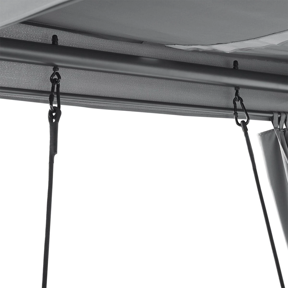 Schommelbank / Ligbank Kassandra - Donkergrijs 4 Schommelbank / Ligbank Kassandra - Donkergrijs - Afbeelding 4