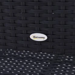 Outsunny Polyrotan Tuinbank 2-zits Parkbank Bank Staal Zwart 867-022 18 Outsunny Polyrotan Tuinbank 2-zits Parkbank Bank Staal Zwart 867-022 -Tuin En Buiten 1200x1200 1294