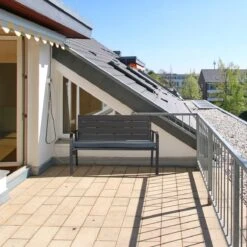 Relaxdays Tuinbank Met Kussen - 2 Zits Buitenbank Metaal - Balkonbank Kunststof - Voortuin -Tuin En Buiten 1200x1200 1314