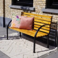 Dutcc 41142 - Tuinbank - Woodstock - 120 Cm – Zwart -Tuin En Buiten 1200x1200 1321