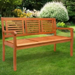 Casaria Tuinbank - FSC®-Gecertificeerd Eucalyptushout - 153cm Bruin -Tuin En Buiten 1200x1200 1327