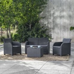 Keter Tuinbank 2-zits Rosalie Grafietkleurig -Tuin En Buiten 1200x1200 1362