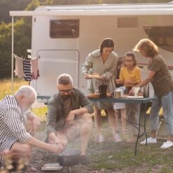 LifeGoods Klaptafel - Inklapbaar - 180 Cm - 6 Tot 8 Personen - Zwart -Tuin En Buiten 1200x1200 1405