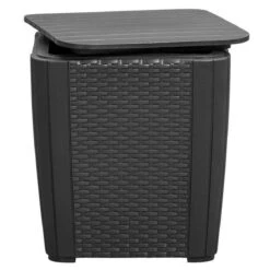 ALLIBERT Keter Luzon Opbergtafel - 39x39x43cm - Donkergrijs -Tuin En Buiten 1200x1200 1407