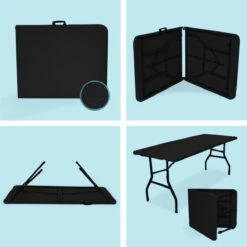 LifeGoods Klaptafel - Inklapbaar - 70x180cm - Verstelbare Vouwtafel - Weerbestendig - Zwart 14 LifeGoods Klaptafel - Inklapbaar - 70x180cm - Verstelbare Vouwtafel - Weerbestendig - Zwart -Tuin En Buiten 1200x1200 1419