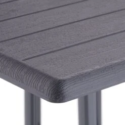 Relaxdays Tuintafel Vierkant - Buitentafel - Kleine Eettafel Tuin - Balkontafel Kunststof -Tuin En Buiten 1200x1200 1444