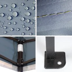 LifeGoods Partytent - 3x3 M - Easy Up - Opvouwbaar - Waterdicht - Draagtas Met Wieltjes - Donkerblauw -Tuin En Buiten 1200x1200 146