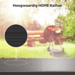 LifeGoods Klaptafel - Inklapbaar - 120 Cm - 4 Personen - Zwart -Tuin En Buiten 1200x1200 1472