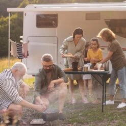 LifeGoods Klaptafel - Inklapbaar - 120 Cm - 4 Personen - Zwart -Tuin En Buiten 1200x1200 1473