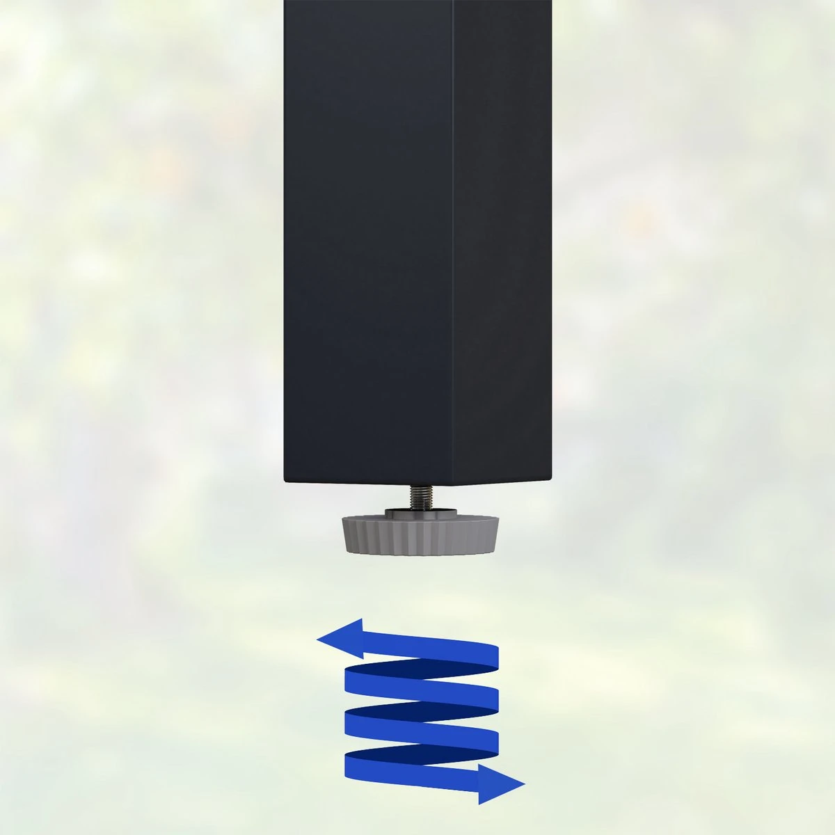 Casaria – Tuintafel – Aluminium – 90x90x75cm –Antraciet 3 Casaria – Tuintafel – Aluminium – 90x90x75cm –Antraciet - Afbeelding 3