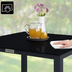 Casaria – Tuintafel – Aluminium – 90x90x75cm –Antraciet 12 Casaria – Tuintafel – Aluminium – 90x90x75cm –Antraciet -Tuin En Buiten 1200x1200 1483