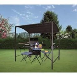 Merkloos Barbecue Overkapping Afm. 233 X 145 Cm Zwart -Tuin En Buiten 1200x1200 151