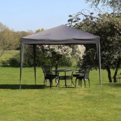 Ambiance Easy-up Partytent - 3x3m - Opvouwbaar - Grijs -Tuin En Buiten 1200x1200 152