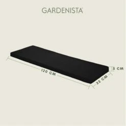 Gardenista Tuinbank Kussen - Bank Meubilair Buiten 2-zitter ZitKussen - Bankkussen Voor Tuin - Zitkussen Voor Tuinbank - Zachte En Lichtgewicht Waterbestendig Materiaal -Tuin En Buiten 1200x1200 23