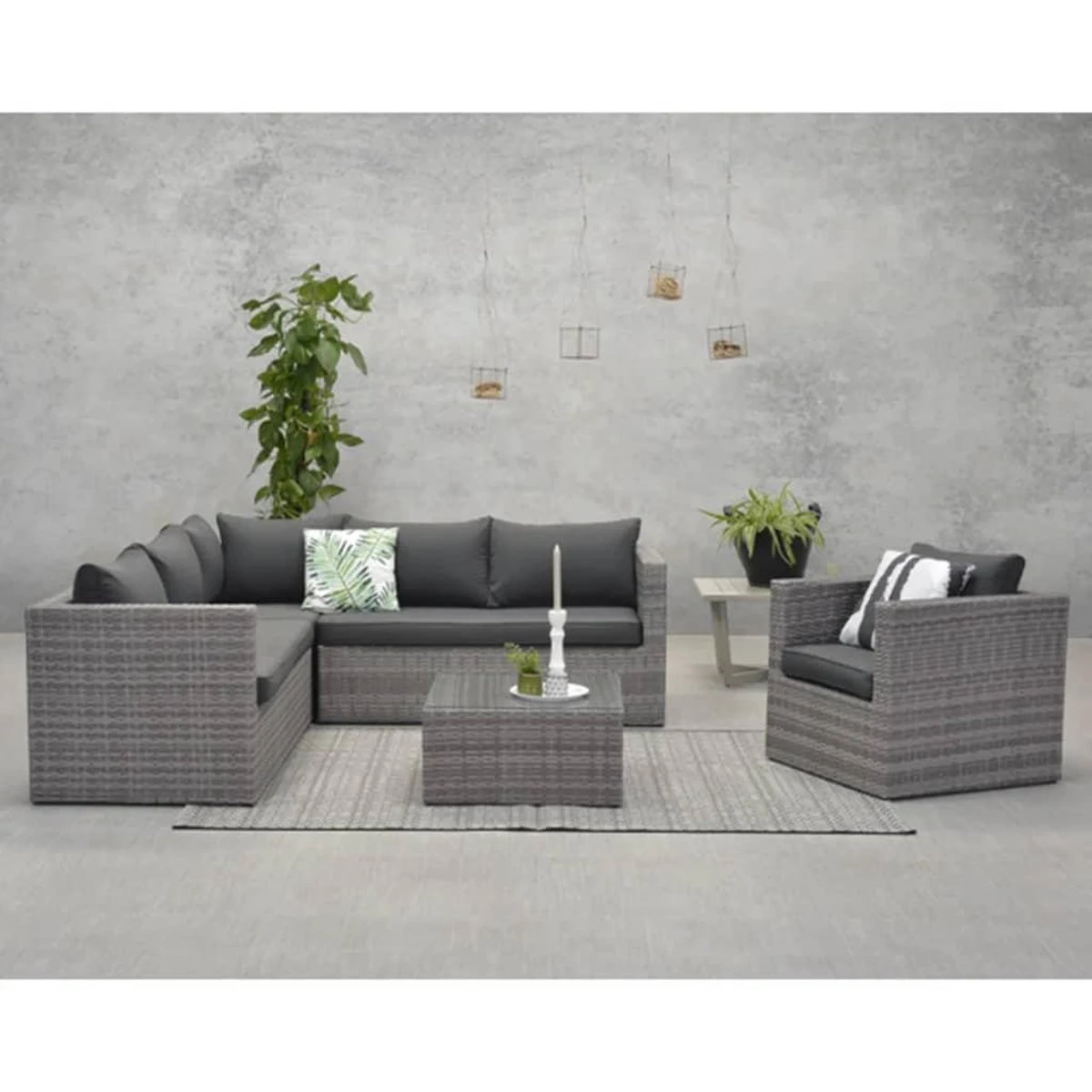 Garden Impressions Montana Loungeset - Organic Grey 5 Garden Impressions Montana Loungeset - Organic Grey - Afbeelding 5