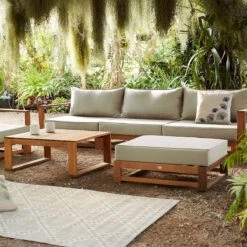 Alice's Garden Loungeset Mendoza - Acacia - 5 Plaatsen - Beige -Tuin En Buiten 1200x1200 249