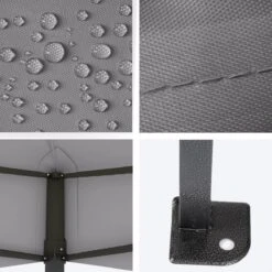 LifeGoods Partytent - 3x4.5 M - Zijwanden - Easy Up - Opvouwbaar - Waterdicht - Draagtas Met Wieltjes - Donkergrijs 16 LifeGoods Partytent - 3x4.5 M - Zijwanden - Easy Up - Opvouwbaar - Waterdicht - Draagtas Met Wieltjes - Donkergrijs -Tuin En Buiten 1200x1200 30