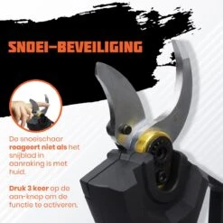 Reichlër® Elektrische Snoeischaar - 40 Mm Snijdiameter - 2x Accu - Anti-cut Functie - Heggenschaar - Takkenschaar - Zwart 11 Reichlër® Elektrische Snoeischaar - 40 Mm Snijdiameter - 2x Accu - Anti-cut Functie - Heggenschaar - Takkenschaar - Zwart -Tuin En Buiten 1200x1200 372