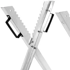 Merkloos Monzana Zaagbok - Metaal Opvouwbaar 83x81x88cm - Zilver -Tuin En Buiten 1200x1200 374