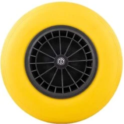 Merkloos Kruiwagenwiel Anti Lek - 4.80/4.00-8 - Massief PU Band - Lekvrij Wiel Met 130mm As - Kruiwagenband 4.80/400 Voor Kruiwagen -Tuin En Buiten 1200x1200 412