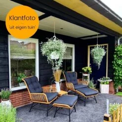 BUITEN Living Dex Wicker Loungestoel Tuin Incl. Wicker Voetenbank | Wicker + Aluminium | Bamboe Antraciet 21 BUITEN Living Dex Wicker Loungestoel Tuin Incl. Wicker Voetenbank | Wicker + Aluminium | Bamboe Antraciet -Tuin En Buiten 1200x1200 5