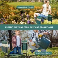 Uten - Kniebankje Tuin - Knie Steun - Tuinkruk Inklapbaar - Kniesteun Tuinieren - Kniekussen - Tot 150 Kg - Groen -Tuin En Buiten 1200x1200 50