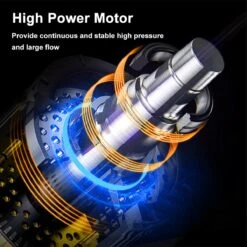 Merkloos Elektrische Accu-Hogedrukreiniger - 1.2mpa - Multifunctioneel Mondstuk - Draagbaar Oplaadbaar Snoerloos - Reinigingsspuitpistool - Met Rijke Accessoires - Voor Auto, Tuin, Terras, Raam - Zwart -Tuin En Buiten 1200x1200 544