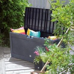 Opbergbox 310L UV-Bestendig Weerbestendig Wielen Tuinbox Rotan-look Antraciet 19 Opbergbox 310L UV-Bestendig Weerbestendig Wielen Tuinbox Rotan-look Antraciet -Tuin En Buiten 1200x1200 60