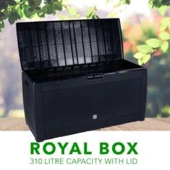 Opbergbox 310L UV-Bestendig Weerbestendig Wielen Tuinbox Rotan-look Antraciet 25 Opbergbox 310L UV-Bestendig Weerbestendig Wielen Tuinbox Rotan-look Antraciet -Tuin En Buiten 1200x1200 62