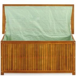 Casaria Opbergbox Acacia Hout – Weerbestendig 115cm - Bruin -Tuin En Buiten 1200x1200 73