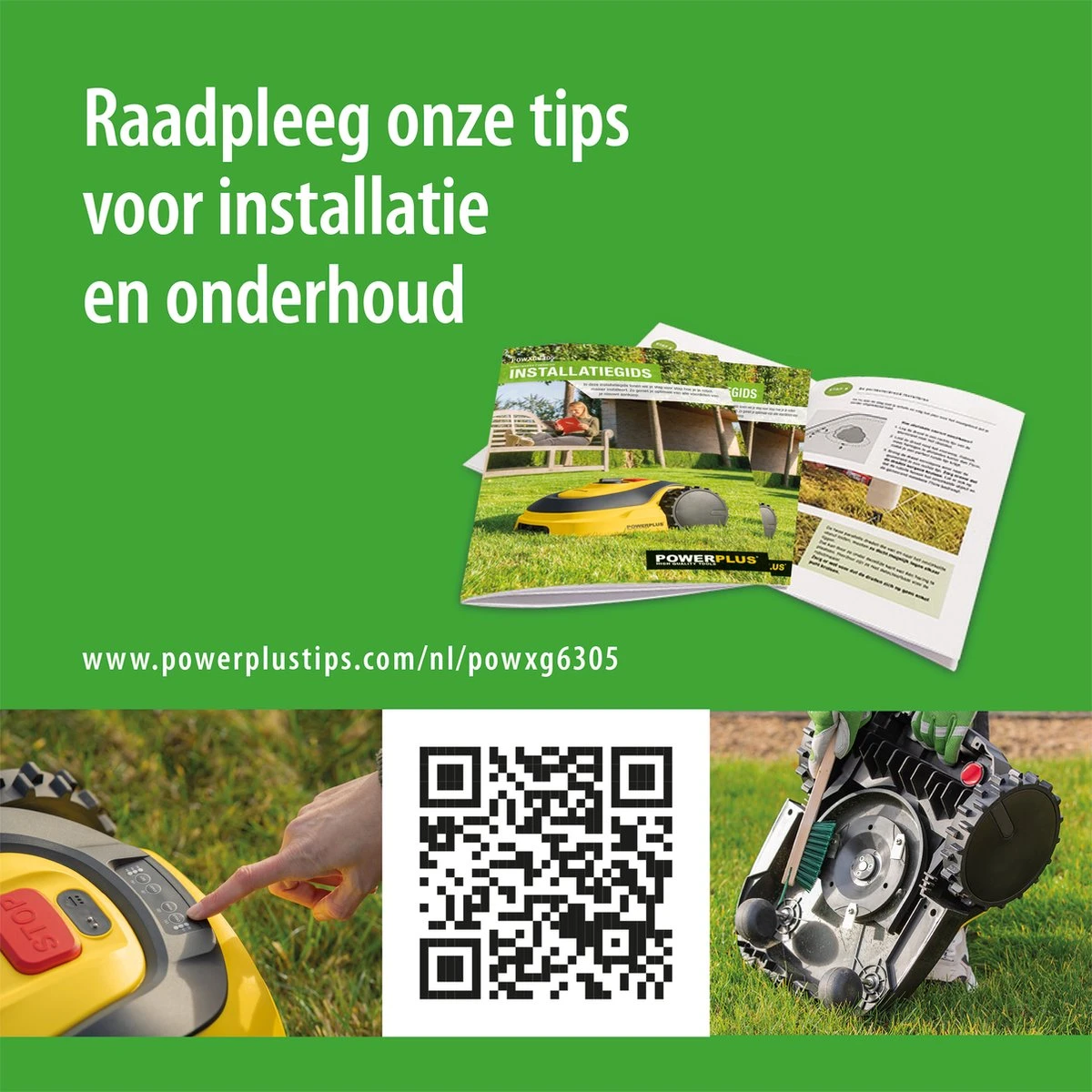 Powerplus POWXG6305 Robotmaaier - 18V - Voor Gazons Tot Ca. 500m² - Maaibreedte 180mm - Incl. Laadstation En Accessoires 3 Powerplus POWXG6305 Robotmaaier - 18V - Voor Gazons Tot Ca. 500m² - Maaibreedte 180mm - Incl. Laadstation En Accessoires - Afbeelding 3