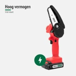 Mardin Mini Kettingzaag - Snoeizaag - Kettingzaag - Kettingzaag Electrisch Met 2 Accu - Inclusief Koffer - 1 Extra Accu - Rood -Tuin En Buiten 1200x1200 836