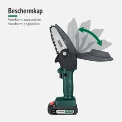 Mardin Mini Kettingzaag - Snoeizaag - Kettingzaag - Kettingzaag Electrisch Met 2 Accu - Inclusief Koffer - 1 Extra Accu - Groen -Tuin En Buiten 1200x1200 860