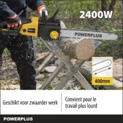Powerplus POWXG1009 Elektrische Kettingzaag - 2400W - Zwaardlengte 400mm - Automatische Kettingsmering - Incl. 1x Ketting En 1x Zwaard -Tuin En Buiten 1200x1200 894