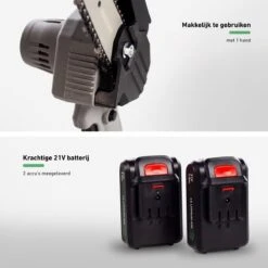 Mardin Mini Kettingzaag - Snoeizaag - Kettingzaag - Kettingzaag Electrisch Met 2 Accu - Inclusief Koffer - 1 Extra Accu - Grijs 13 Mardin Mini Kettingzaag - Snoeizaag - Kettingzaag - Kettingzaag Electrisch Met 2 Accu - Inclusief Koffer - 1 Extra Accu - Grijs -Tuin En Buiten 1200x1200 922