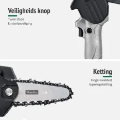 Mardin Mini Kettingzaag - Snoeizaag - Kettingzaag - Kettingzaag Electrisch Met 2 Accu - Inclusief Koffer - 1 Extra Accu - Grijs 16 Mardin Mini Kettingzaag - Snoeizaag - Kettingzaag - Kettingzaag Electrisch Met 2 Accu - Inclusief Koffer - 1 Extra Accu - Grijs -Tuin En Buiten 1200x1200 925