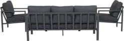 Garden Impressions Durban Loungeset - 4-delig - Zwart -Tuin En Buiten 1200x402