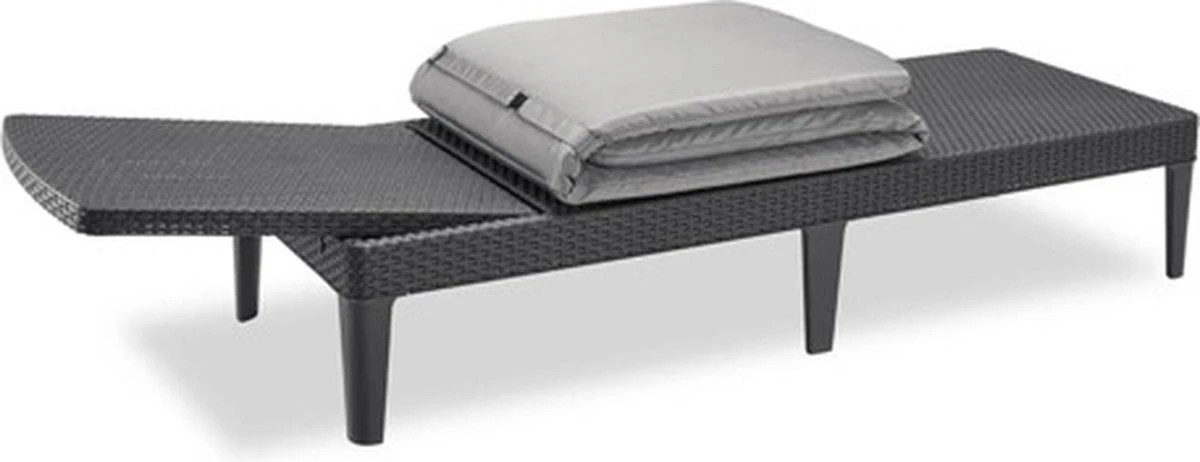 Allibert Jaipur Ligbed - 58x187,5x29 Cm - Grafiet 19 Allibert Jaipur Ligbed - 58x187,5x29 Cm - Grafiet - Afbeelding 19